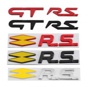 Autocollant de Badge de Sport en métal GT RS, autocollant pour Renault Logan Clio Megane Kangoo 1 2