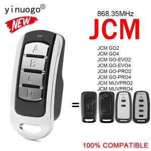 Pour JCM GO2 GO4 GO-EVO2 GO-EVO4 GO-PRO2 GO-PRO4 MUVPRO2 MUVPRO4 Télécommande de porte de garage