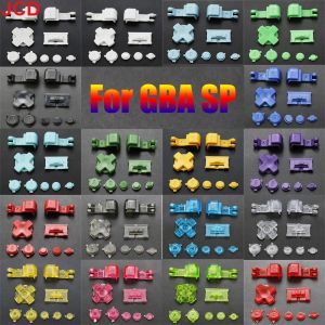 JCD 1 jeu pour GameBoy Advance SP GBA SP ensemble de boutons complets en plastique pour GBA SP A B