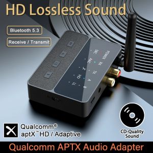 Adaptateur Audio Bluetooth 5.3 AptX/HD/LL, récepteur émetteur RCA AUX Qualcomm QCC3040, adaptateur