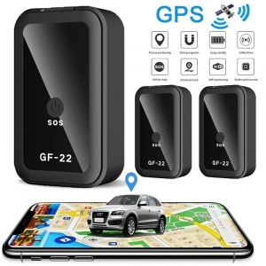 Dispositif de suivi de voiture GF-22, alarme magn&eacute;tique forte, Mini traceur GPS pour moto et