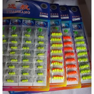 240 pièces (40 paquets) 8mm/13mm/15mm flotteur sept étoiles 4 couleurs accessoires de flotteur de