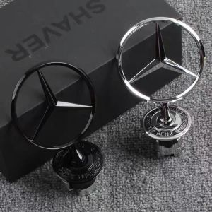Badge de capot avant avec Logo chromé pour capot de voiture, pour Mercedes Benz classe C E S W204