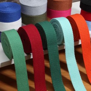 Nouveau 5 m&egrave;tres 25mm toile ruban ceinture sac coton sangle Polyester/coton sangle sac &agrave; dos