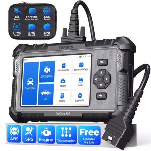 TOPDON ArtiDiag500 outils de Diagnostic de voiture Scanner OBD2 moteur/ABS/SRS/outil automobile de