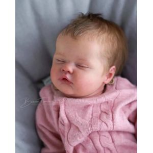 NPK &ndash; kit de poup&eacute;e b&eacute;b&eacute; Reborn 19 pouces, Kit non peint Quinbee avec corps en tissu, pi&egrave;ces de