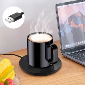 Chauffe-tasse USB chauffe-tasse chauffe-tasse &agrave; caf&eacute; chauffage thermostatique dessous de verre tasse