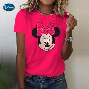 T-shirt de dessin animé Disney TureMouse pour femmes et enfants, impression 3D, style de rue