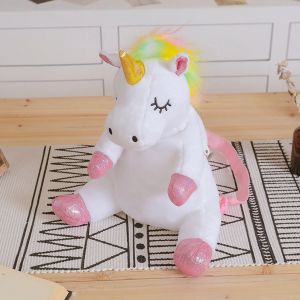 Sac à dos licorne arc-en-ciel, porte-monnaie de dessin animé, poche pour pièces de monnaie, jouet en