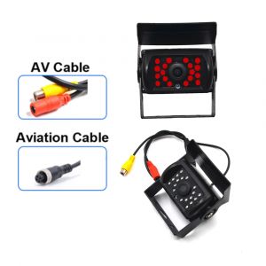 Caméra de recul CCD HD pour camion, remorque, Pickups, rv, sauvegarde robuste, 18 LED IR, Vision