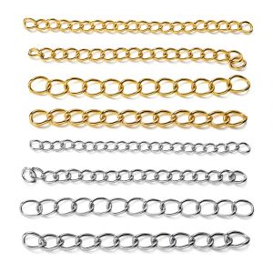 Rallonge soudée en acier inoxydable JOGold, queue de rallonge de collier et de bracelet, bijoux à