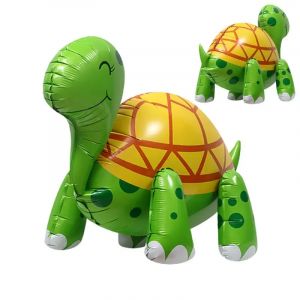 Ballon Gonflable en Forme de Tortue de Mer 4D, Décorations Mignonnes sur le Thème de la Jungle, de