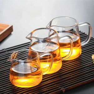Th&eacute;i&egrave;re en verre transparent r&eacute;sistant &agrave; la chaleur, tasse juste, th&eacute;i&egrave;re Cha Hai avec infuseur,