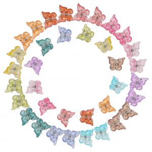 Pinces &agrave; cheveux papillon pour b&eacute;b&eacute; fille, 50 pi&egrave;ces, Mini pinces mignonnes, accessoires pour