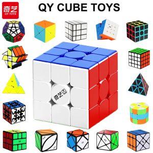 QiYi-Cube Magique avec Modules Miroir Pyraminx pour Enfant, Jouet Spécial et Professionnel, Puzzle