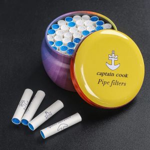 Filtre à charbon actif pour pipe à tabac, accessoires pour outils de fumage, OD 8mm, L 35mm, 5