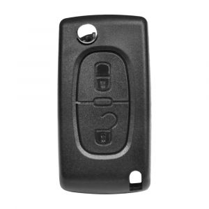 Clé de voiture Flip À Distance Clé Shell 2 Boutons CE0523 CE0536 Pour Peugeot 308 207 307 3008 5008