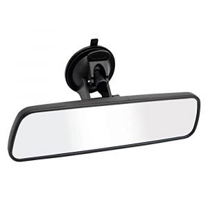 R&eacute;troviseur de voiture int&eacute;rieur grand angle avec ventouse 200X60mm, r&eacute;troviseur universel pour