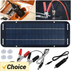 Kit de panneaux solaires 12V, chargeur de maintien solaire &eacute;tanche IP65, Kit de chargeur Portable &agrave;
