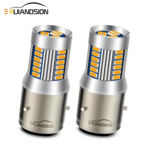 Phare de Moto LED BA21D BA20D P15D H6M BAX15D, ampoules blanches à faisceau haut et bas 12V 24V, feu