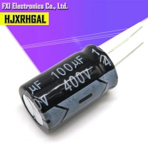 5 pièces 400v100uf 18x31 400v 100uf 18*31 condensateur électrolytique capa