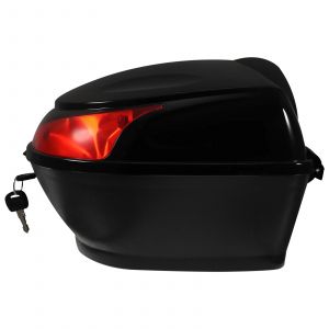 Boîte de rangement pour moto, coffre de cyclomoteur, valise arrière de vélo, accessoires de scooter