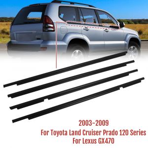 Bande d'étanchéité étanche pour vitres de voiture, pour Toyota Land Cruiser Prado série 120 LEXUS