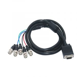 Câble VGA vers 5 BNC convertir RGBHV grand écran matrice Conversion vidéo cordon vidéo 3m 1.5m