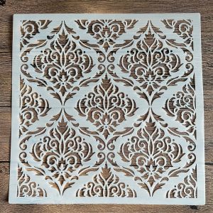 30*30 cm bricolage pochoir peinture modèle rétro fleur motif modèle cire papier carrelage mur sol