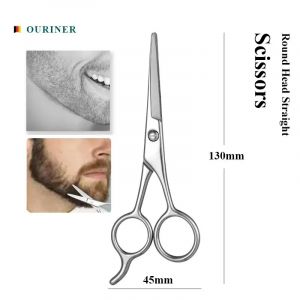 130MM acier inoxydable sourcil cils nez cheveux ciseaux dissolvant outil de maquillage ciseaux