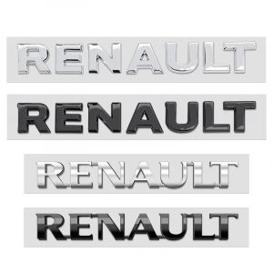Lettre d'emblème de coffre arrière de voiture 3D ABS, autocollant de badge pour Renault Megane 2 3 4