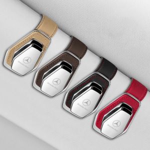 Clip de rangement de lunettes de voiture de haute qualité, pare-soleil pour Mercedes Benz AMG W177