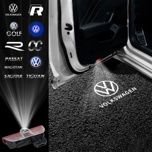 Projecteur laser de logo de porte de voiture, lumière de bienvenue pour Volkswagen, VW Golf Passat