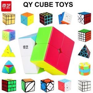 QiYi Cube magique 2x2 3x3 4x4 5x5 miroir Pyraminx Skewb SQ1 Puzzle de vitesse professionnel spécial