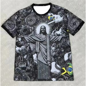 Maillot de football édition spéciale du Brésil pour adultes et enfants, t-shirts d'entraînement de