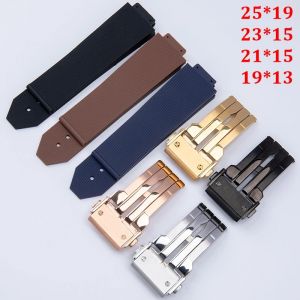 25 &times; 19 23 &times; 15 21 &times; 15 19 &times; 13mm pour Hublot Big Bang s&eacute;rie de Fusion classique Bracelet de montre