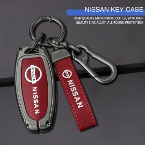 Coque de clé de voiture pliante en alliage de Zinc, housse Fob pour NISSAN Maxima Altima Versa