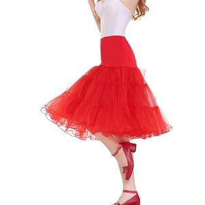 Jupon Cosplay des années 50, robe Rockabilly Crinoline pour femme, sous-jupe de mariée, Tutu