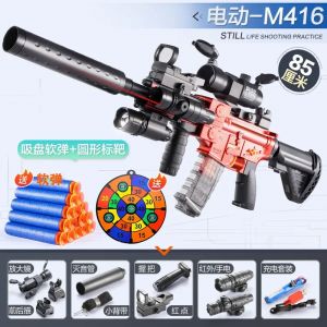 M416 assaut &eacute;tape saisir &eacute;lectrique continu balle molle Gunner auto int&eacute;gr&eacute; enfants pistolet