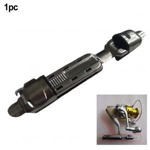 1pc porte-moulinet de pêche 12.5*1.9cm en acier inoxydable pour plaque de siège canne à pêche