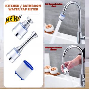 Nouveau filtre de robinet d'eau de robinet de cuisine, filtre barboteur pour bain d'eau dure,