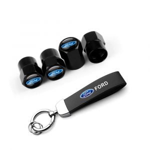 Couvercle de Valve de pneu de voiture, Protection des roues, bouchons anti-poussière, porte-clés en