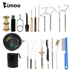 Bimoo-Pince à plumes, fouet de finition, brosse de doublage, enfileur de canette, poubelle,