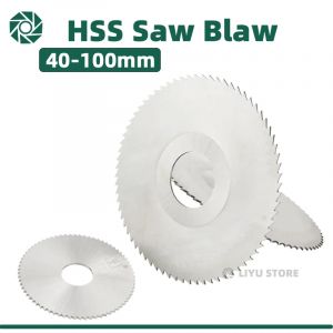 LIYU HSS fraisage lame de scie circulaire 40mm/50mm/60mm/63mm/75mm/80mm/100mm/125mm scie circulaire