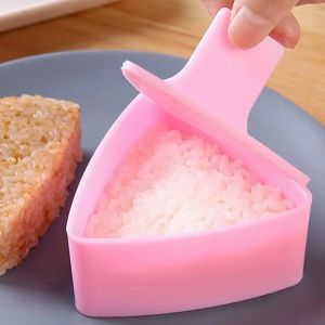 Moule &agrave; Sushi Onigiri, boule de riz, presse alimentaire, triangulaire Transparent, Kit de Sushi,