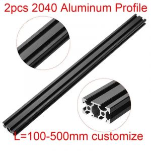 Extrusion de profilés en aluminium CNC pour imprimante 3D, norme européenne, rail anodisé, cadre