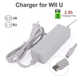 Chargeur pour manette de jeu Wii U, adaptateur secteur, prise US/EU, charge 100-240V, Compatible