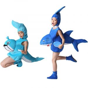 Costume d'Halloween familial pour enfants, DolDave, requin, baleine, costume de batterie d'animaux