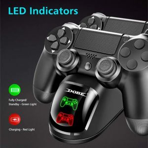 Chargeur de contrôleur PS4, station de charge USB pour contrôleur DualShock 4, station de charge PS