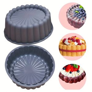 Charlotte – moule à gâteau rond en Silicone, pour Shortcake aux fraises, poêle à gâteaux, éponge,